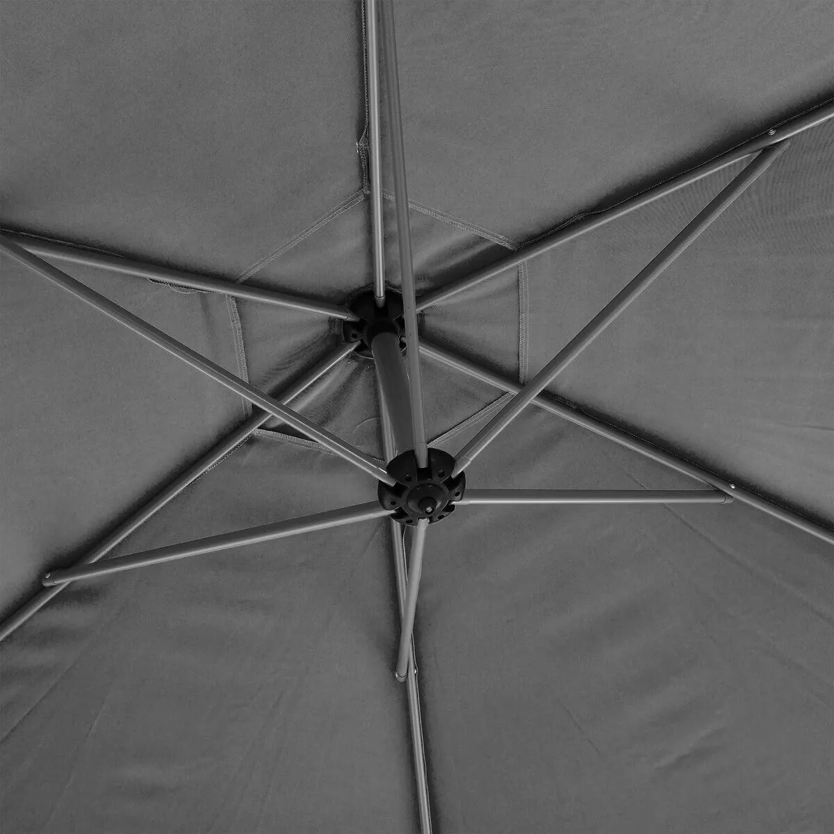 Parasol déporté rond MANOA 3M