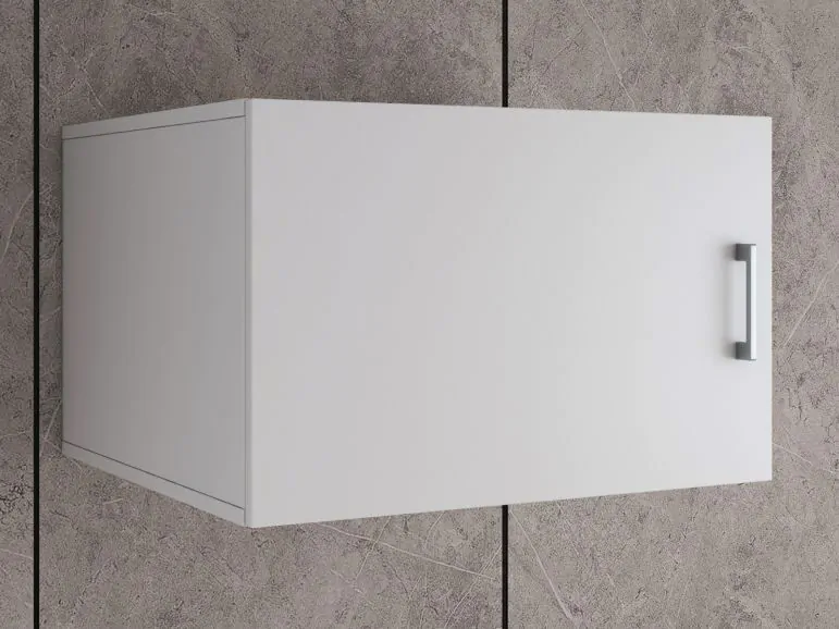 Surmeuble WASHING 1 porte blanc