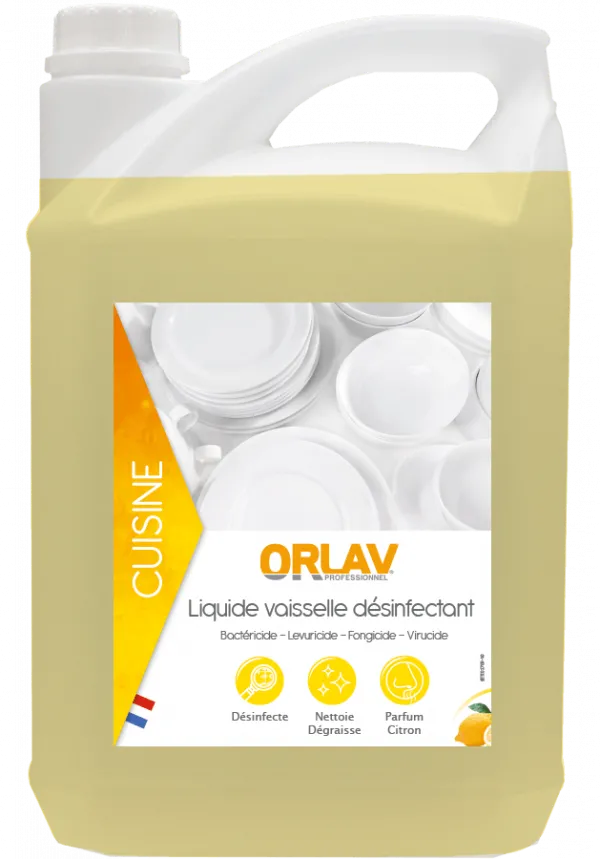 VAISSELLE PLONGE BACTERICIDE JAUNE