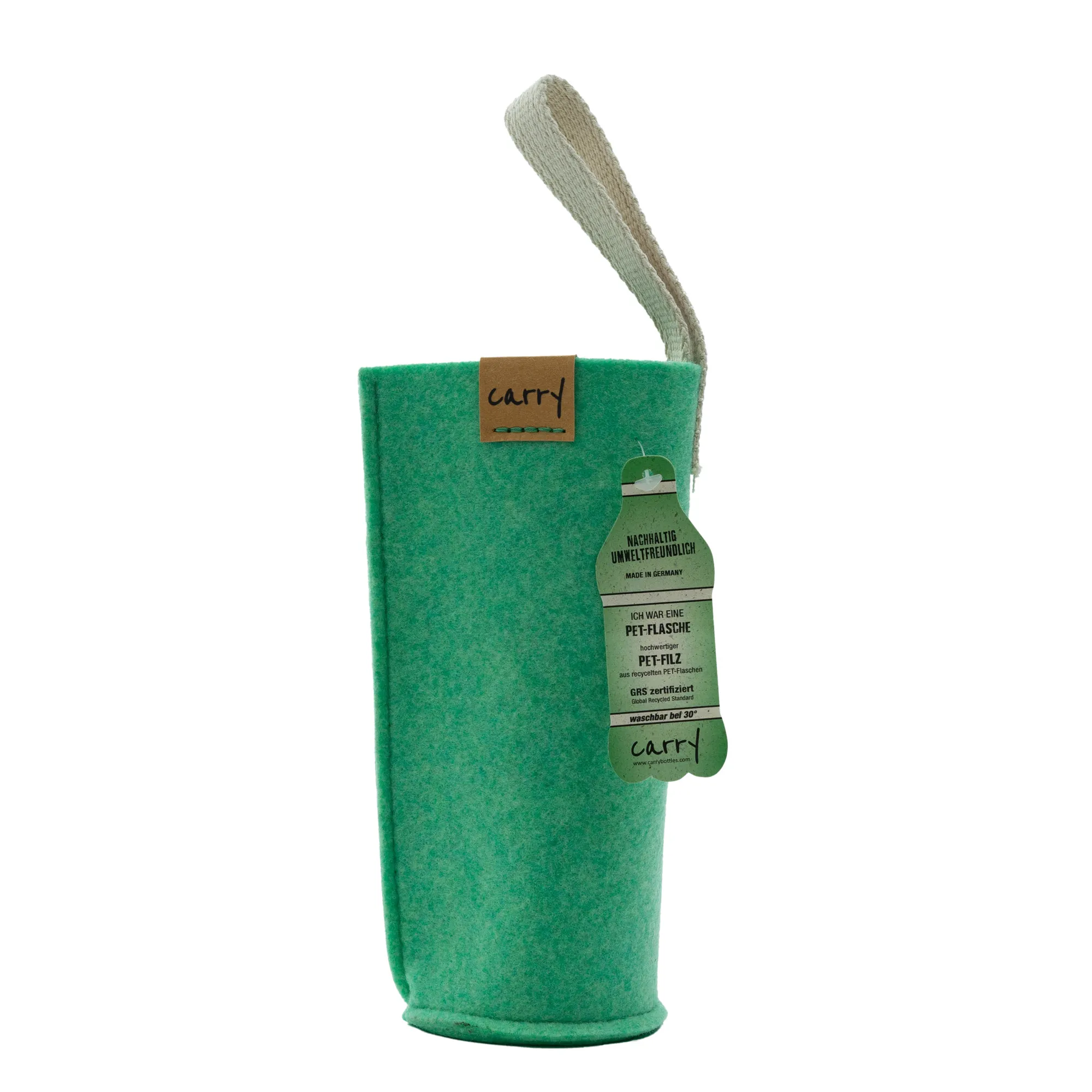 CARRY Bottles Manchon CARRY, textile, vert menthe