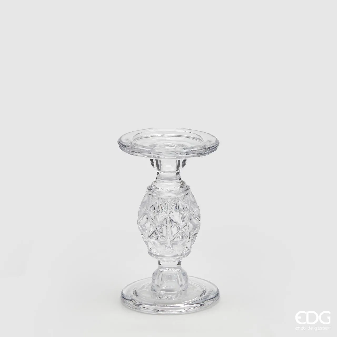 Bougeoir EDG Enzo De Gasperi Gemma H20 D11 Naturel Transparent