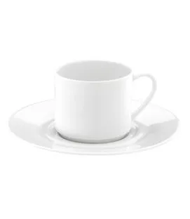 Sous tasse à thé rond blanc porcelaine pillénium Ø 16,4 cm Valencay Pillivuyt