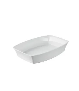 Plat porcelaine culinaire blanc 34x22,5x6,5 cm 275 cl Alexandrie Revol