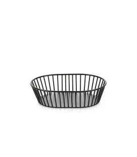 Corbeille métal noir 20,5x15,5x5,5 cm Revol