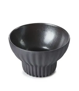 Bol à thé conique noir porcelaine culinaire 14 cl Ø 9,2 cm Pekoe Revol