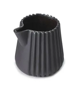 Crémier conique noir porcelaine culinaire 10 cl Ø 7 cm Pekoe Revol