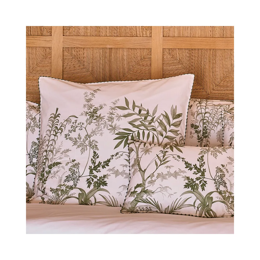 2 taies d'oreiller Jardin d'Eden Le Jacquard Français coton - 2 coloris 2 dimensions