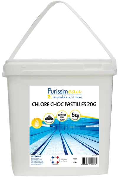 Purissimeau Chlore Choc 20 G/ Seau De 5Kg