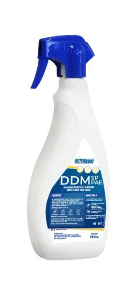 Deterquat DDM Degraissant Désinfectant prêt à l'emploi Pistolet De 750Ml