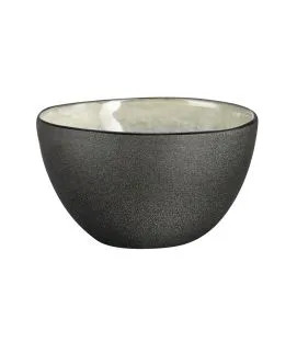 Bol rond blanc grès émaillé 60 cl Ø 13,8 cm Shadow Medard De Noblat