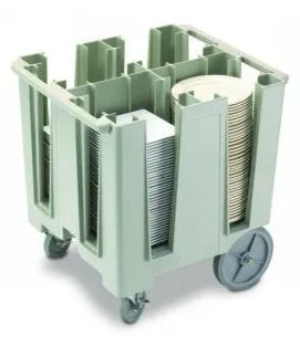 Chariot porte-assiettes plastique 240 assiettes maximum 227 kg Dcs1125 Cambro