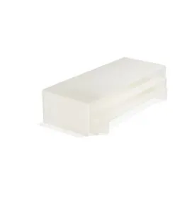 Set 3 présentoirs résine Nacryl® blanc 49,5x19,5x12 cm Mealplak