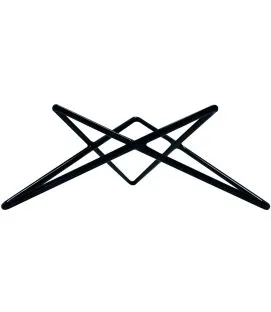 Présentoir résine Nacryl® noir 26x26x11 cm Mealplak