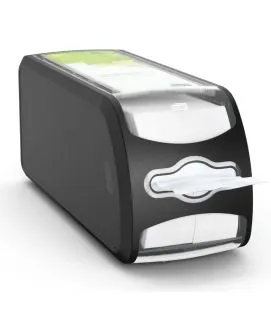 Distributeur de serviettes noir 32,6x12,1x14,3 cm Tork