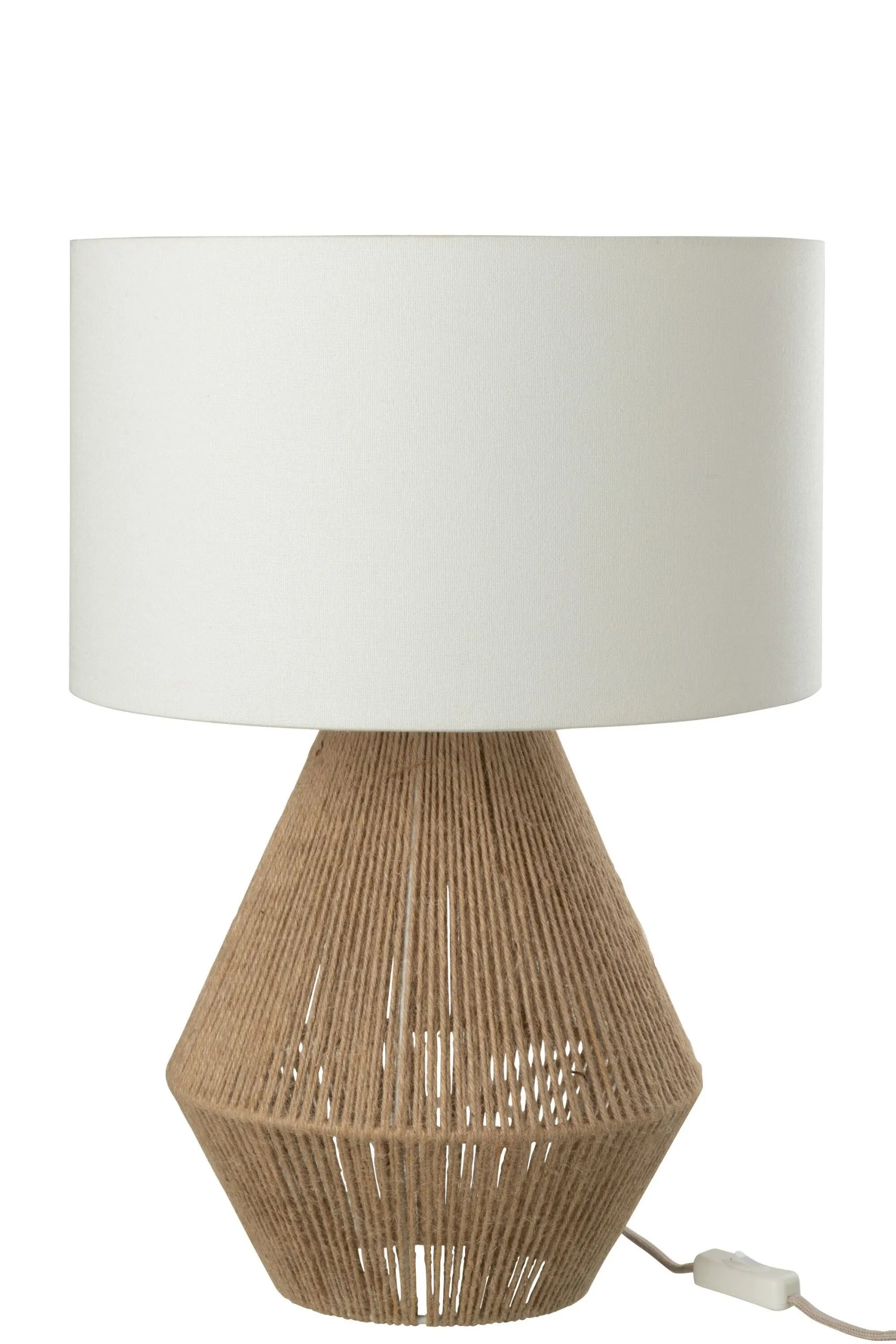 Lampe ficelles jute naturel