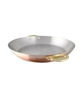Plat rond rond cuivre inox Ø 16 cm 3 cm M'150b Mauviel