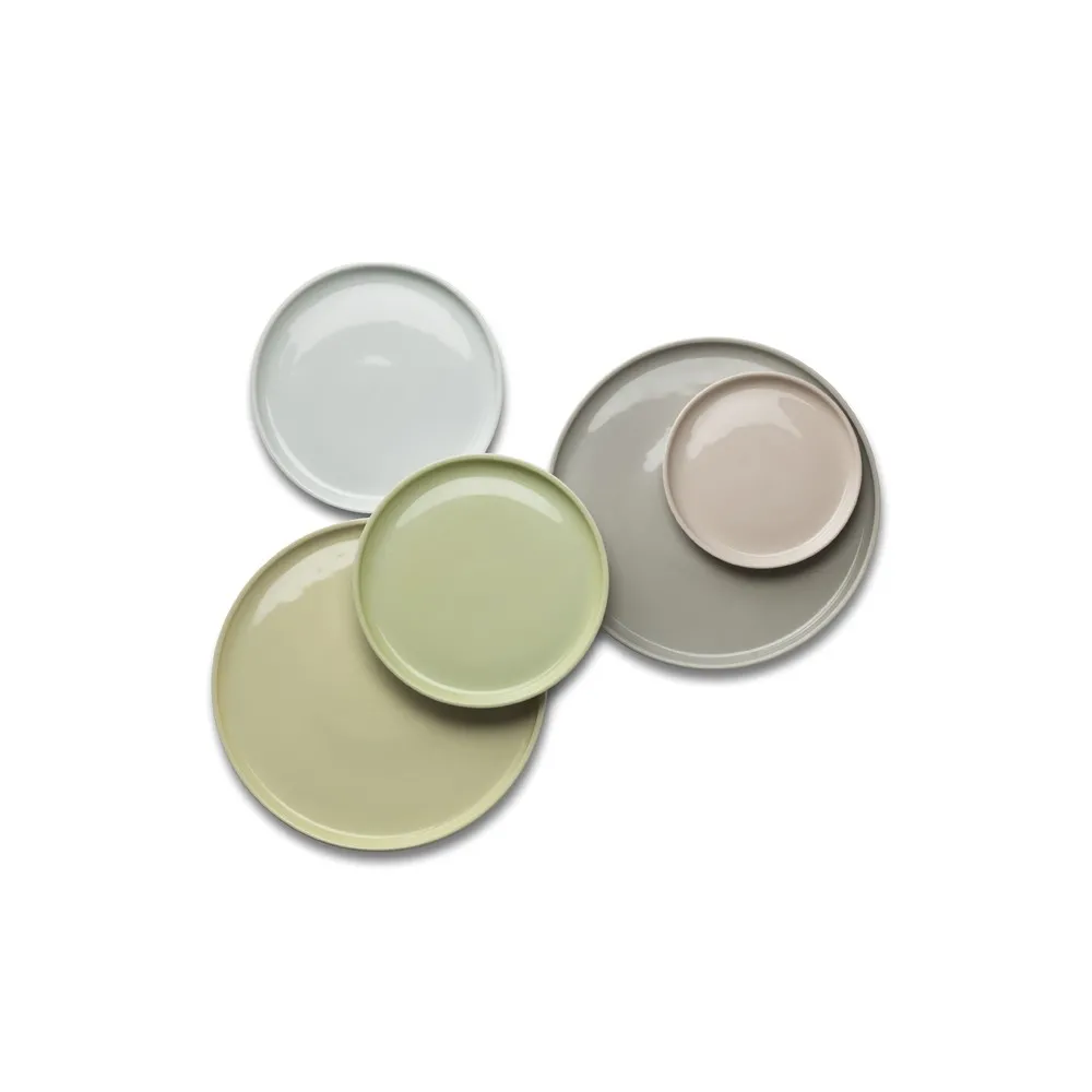 4 Assiettes La Vaisselle de l'ECONOME DEGRENNE - 4 coloris 3 tailles