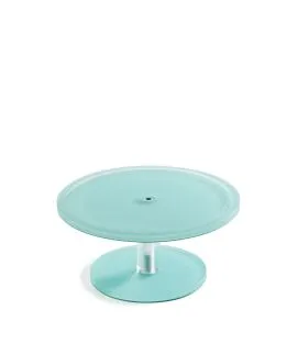 Piédestal résine Nacryl® bleu lagon Ø 23 cm 11 cm Mealplak