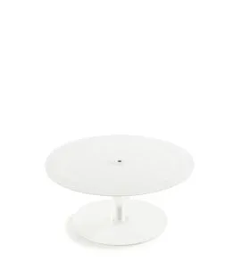 Piédestal résine Nacryl® blanc Ø 30 cm 16 cm Mealplak