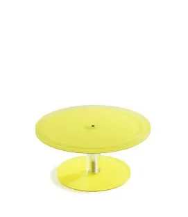Piédestal résine Nacryl® jaune Ø 30 cm 16 cm Mealplak