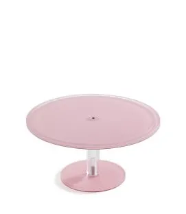 Piédestal résine Nacryl® rose Ø 30 cm 16 cm Mealplak