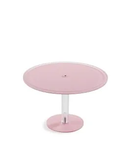 Piédestal résine Nacryl® rose Ø 33 cm 21 cm Mealplak