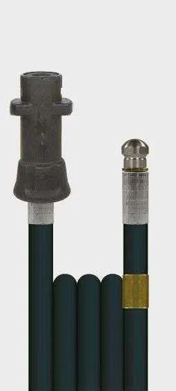 Ensemble Flexible De 10M + Buse 3 Jets Pour Canalisation Adaptable Gamme Karcher