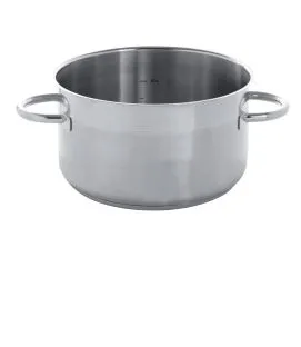 Faitout inox Sans revêtement Sans couvercle Ø 28 cm 11 cm 6,7 L Qualiplus Pro.cooker