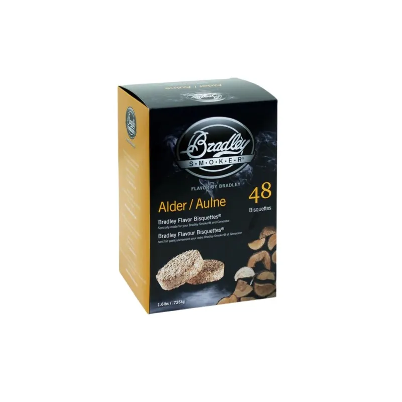 48 Bisquettes Aulne - Bradley Smoker