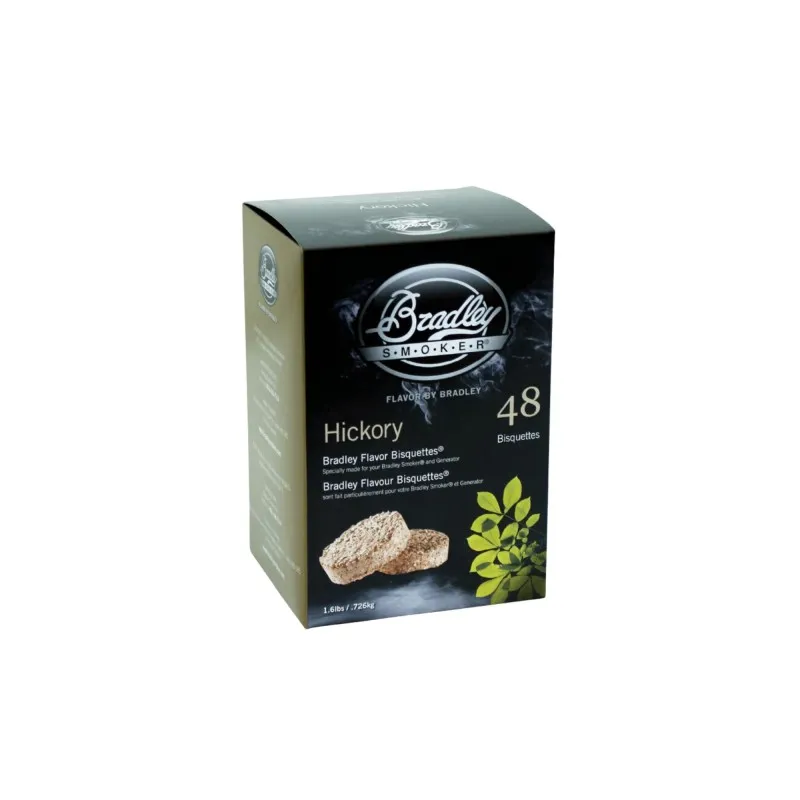 48 Bisquettes Hickory - Bradley Smoker