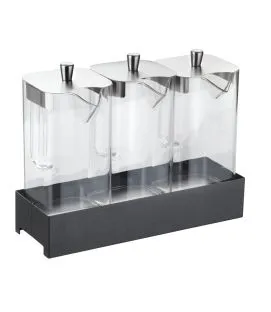 Distributeur à céréales acier 390x128x300 mm 4,9 L Pintinox