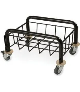 Chariot pour collecteur 60/80 L acier noir Probbax