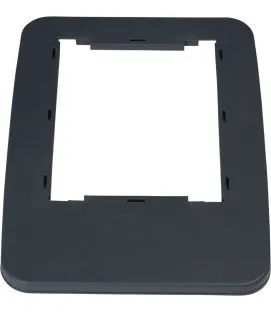 Cadre couvercle plastique gris Probbax