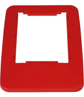 Cadre couvercle plastique rouge Probbax