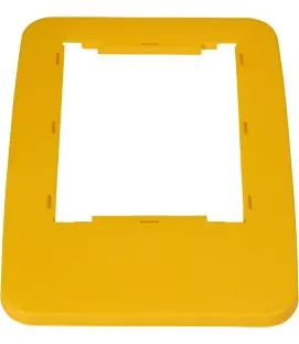 Cadre couvercle plastique jaune Probbax