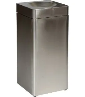 Collecteur acier 40 L argent Probbax