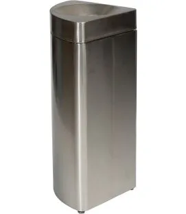 Collecteur acier 30 L argent Probbax