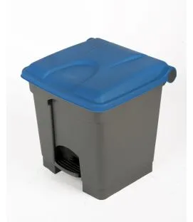Collecteur à pédale plastique 30 L gris Probbax