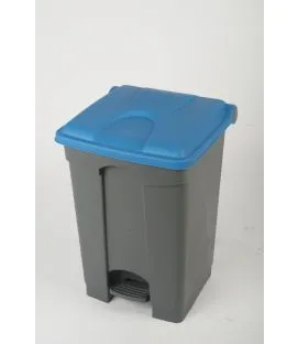 Collecteur à pédale plastique 45 L gris Probbax