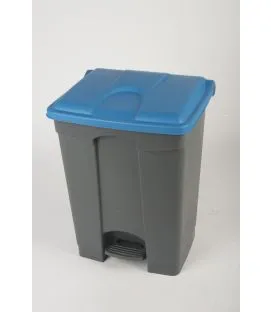 Collecteur à pédale plastique 70 L gris Probbax