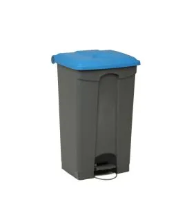 Collecteur à pédale plastique 90 L gris Probbax