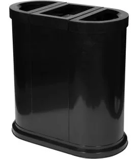 Station tri acier 150 L noir Probbax