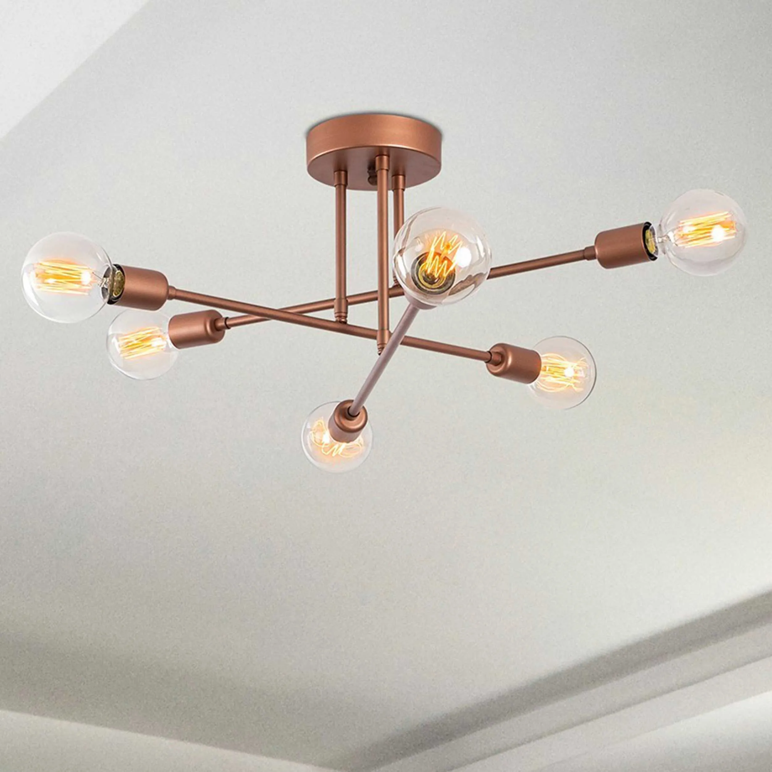 Flower Lustre | CORPS EN MÉTAL | Cuivre