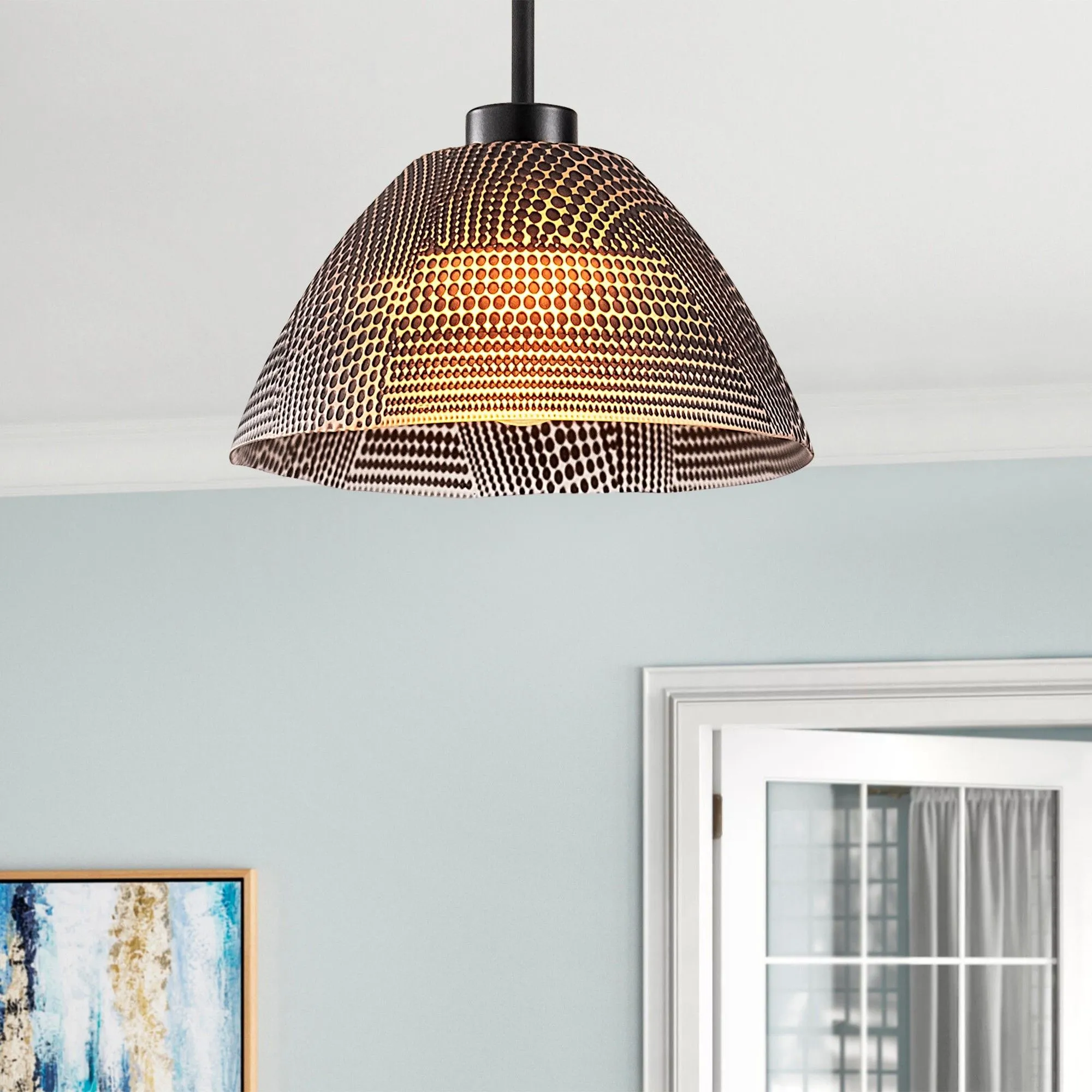 Bornova Lustre | CORPS EN MÉTAL | Noir