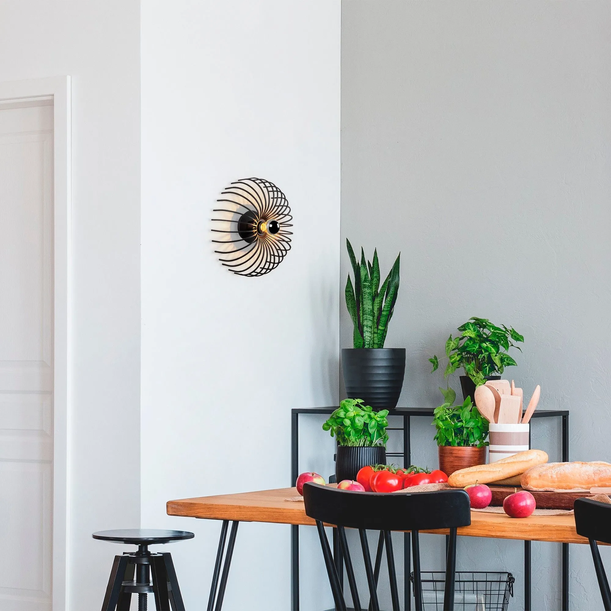 Aspendos Applique | CORPS EN MÉTAL | Noir