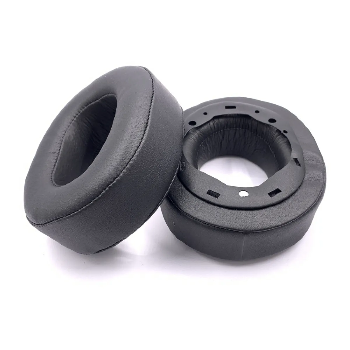 Coussinets d'oreille de remplacement - Mousse mémoire et cuir protéiné - Installation simple sans outil