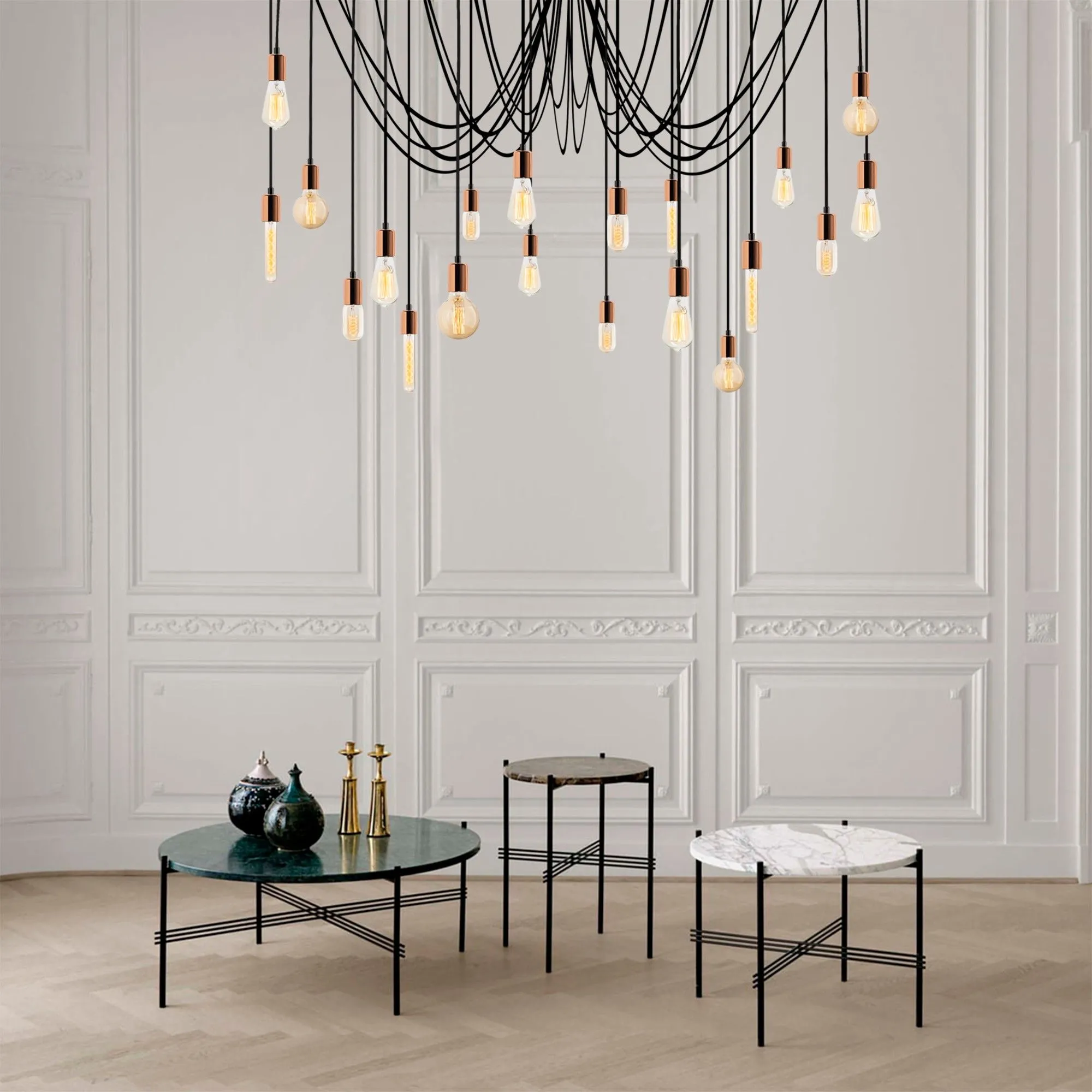 Kabluni Lustre | CORPS EN FER | Cuivre