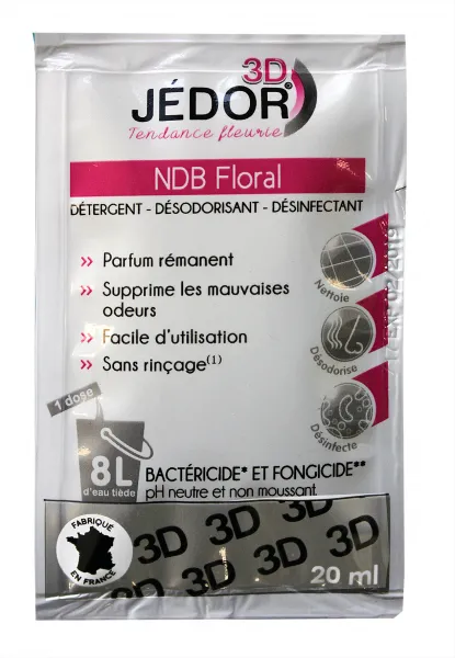 Jedor 3D Detergent 250 Dosettes De 20Ml - Parfum Au Choix