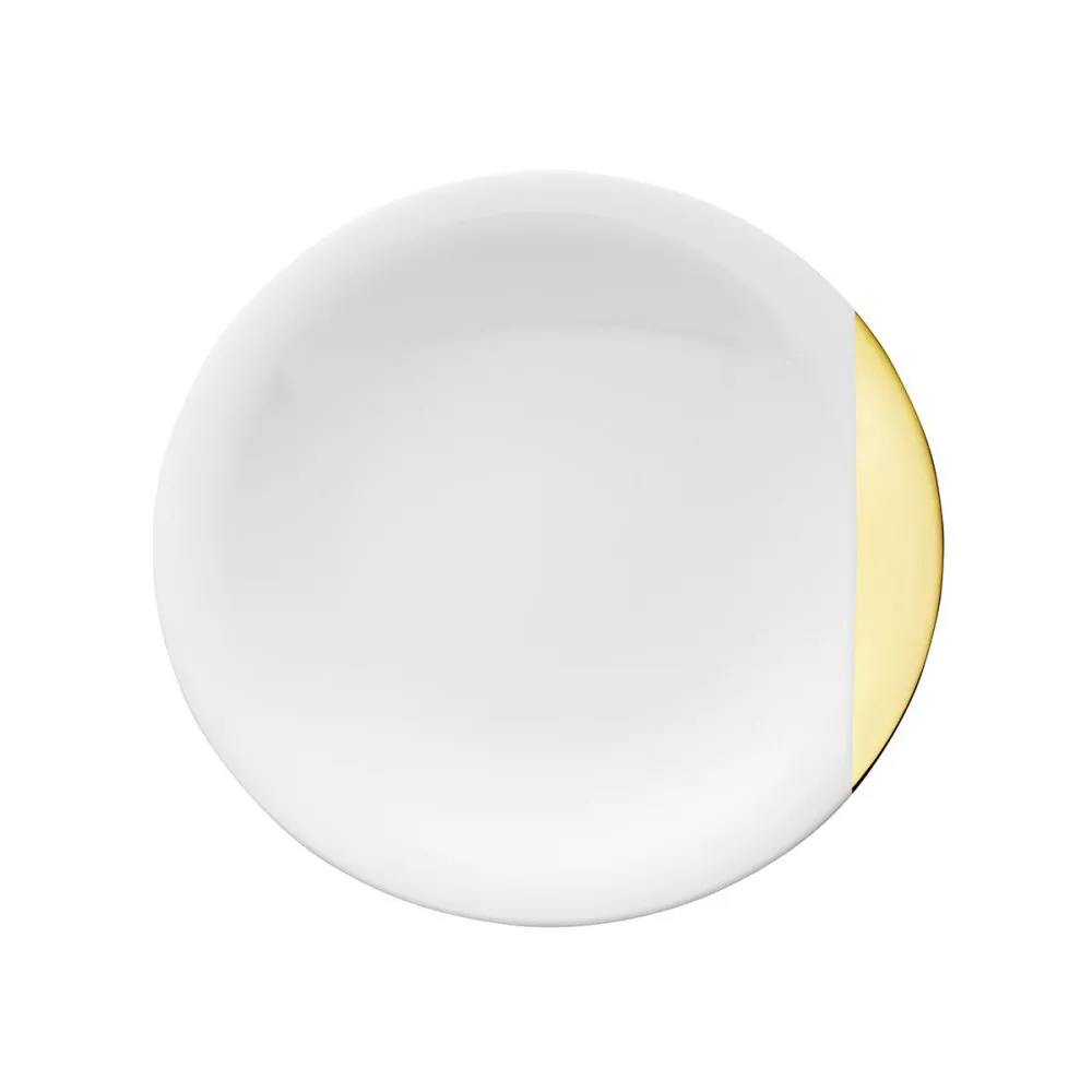 6 assiettes Degrenne SD One Or - 2 tailles