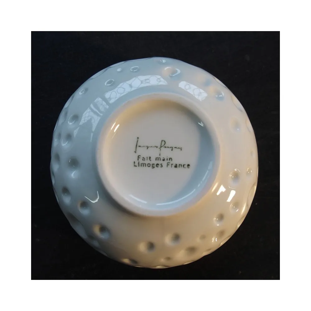 6 bols Corail porcelaine Jacques Pergay - 3 tailles